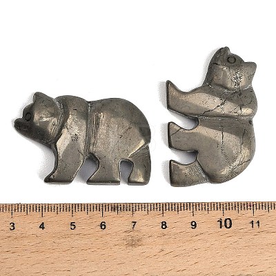 Natural Gold Pyrite/Golden Pyrite Carved Pendants GG-CBA3958-02D-1