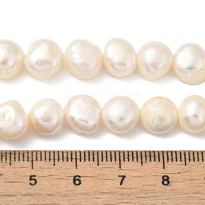 Natural Cultured Freshwater Pearl Beads Strands PEAR-A006-10C-1