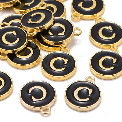 Golden Plated Alloy Charms ENAM-S118-02C-1