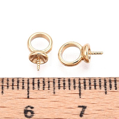 Brass Screw Eye Peg Bails Charms X-KK-T056-104G-NF-1