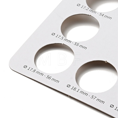 Paper Finger Ring Measuring Cards TOOL-D057-01-1