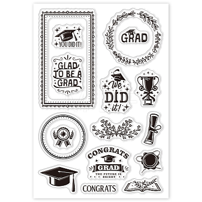 Custom PVC Plastic Clear Stamps DIY-WH0448-0579-1