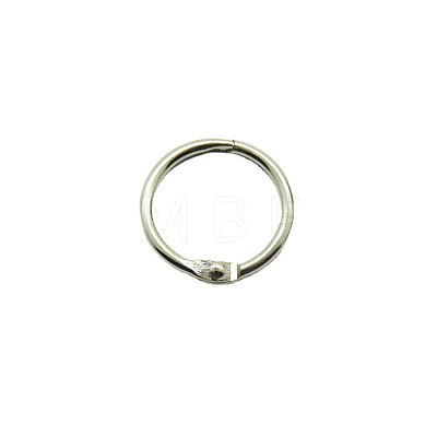 Iron Loose Leaf Book Binder Hinged Rings LS-SCRA-PW0004-124D-1