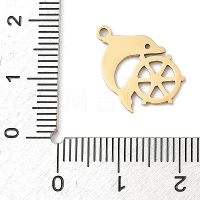 201 Stainless Steel Pendants STAS-Q341-15G-1