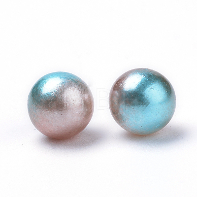 Rainbow Acrylic Imitation Pearl Beads LS-OACR-R065-6mm-A09-1