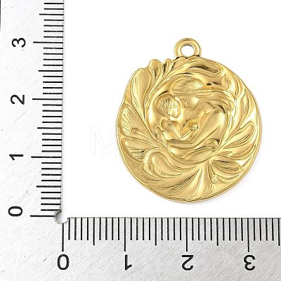 Mother's Day 304 Stainless Steel Pendants STAS-D376-22G-1