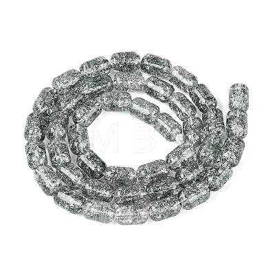 Transparent Crackle Glass Beads Strands GLAA-NH0001-04-A11-1