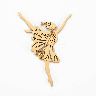 Dancer Brooch JEWB-N007-001G-FF-1