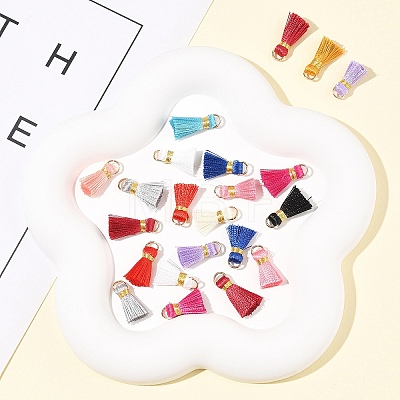 20Pcs Handmade Polycotton(Polyester Cotton) Tassel Decorations FIND-FS0003-27I-1