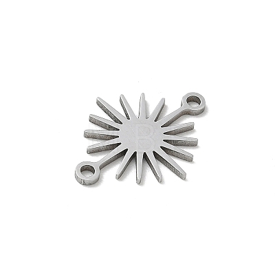 Chakra 304 Stainless Steel Connector Charms SA-CBA28C1-01B-P-1