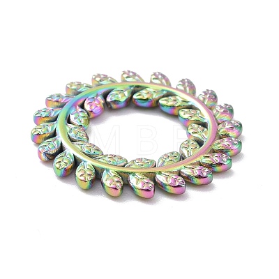 Ion Plating(IP) Rainbow Color 304 Stainless Steel Linking Rings STAS-G264-03M-1