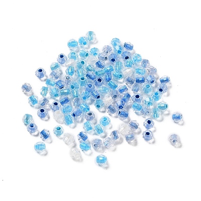 100Pcs Transparent Glass Beads GLAA-P061-01F-1