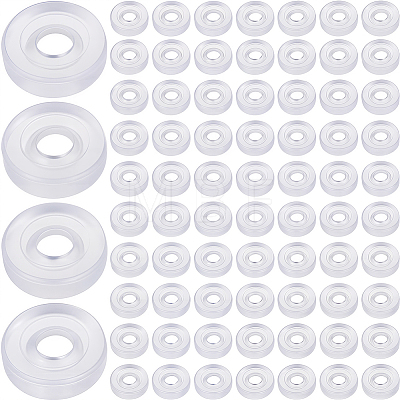 120Pcs Silicone Clip on Earring Pads FIND-SP0001-02-1