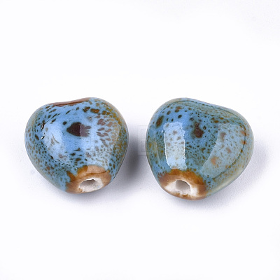 Handmade Porcelain Beads PORC-S498-15A-14-1