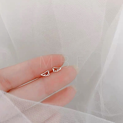 2 Pairs Alloy Stud Earrings for Women EJEW-FS0001-27L-1