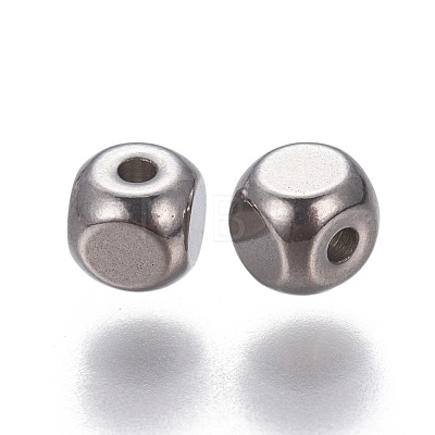 201 Stainless Steel Beads STAS-P239-30P-1