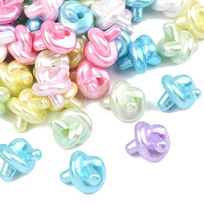 Opaque ABS Imitation Pearl Beads MACR-K361-19-1