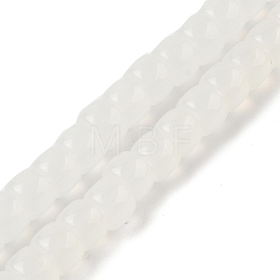 Baking Plating Glass Beads Strands GLAA-H036-01B-1