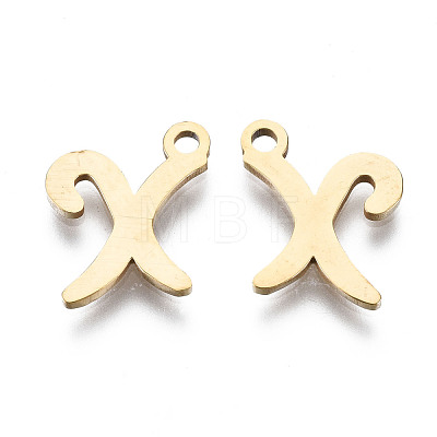 201 Stainless Steel Charms STAS-T044-217G-X-1