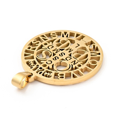 201 Stainless Steel Pendant STAS-E015-14G-1