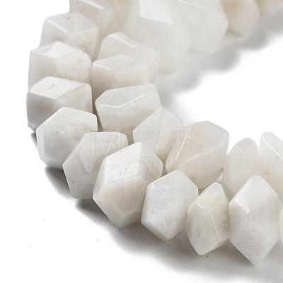 Natural Rainbow Moonstone Beads Strands G-D091-A07-1
