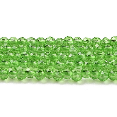 Transparent Glass Beads Strands GLAA-H021-03-18-1