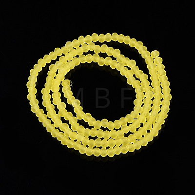 Transparent Glass Beads Strands EGLA-A044-T1mm-MD29-1