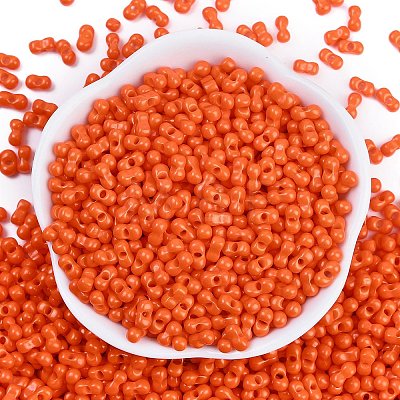 Baking Paint Glass Seed Beads SEED-K010-A10-1
