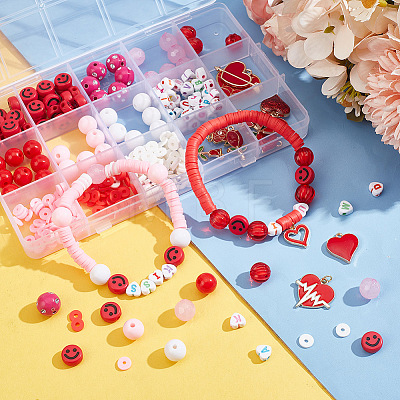 ARRICRAFT DIY Valentine's Day Jewelry Making Finding Kit DIY-AR0003-38-1