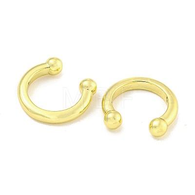 Brass Cuff Earrings for Women EJEW-C104-044G-1