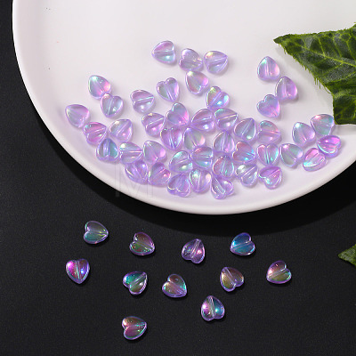 100Pcs Eco-Friendly Transparent Acrylic Beads TACR-YW0001-07D-1