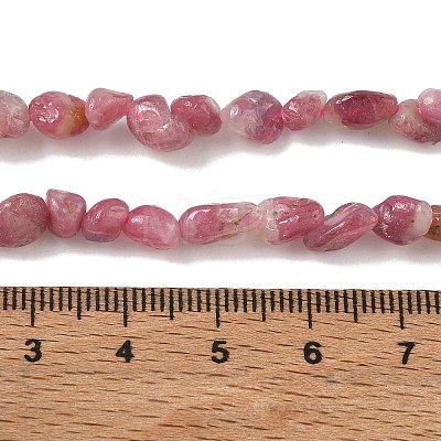 Natural Pink Tourmaline Beads Strands GG-CBAAEDE-B06-1