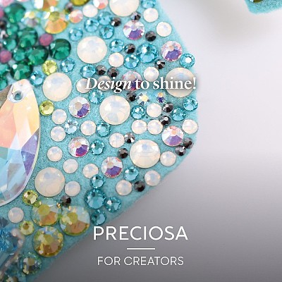 Preciosa® MAXIMA Crystal No Hotfix Flatback Stones Y-PRC-NSS12-80250-1