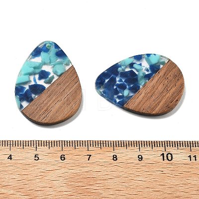 Resin and Walnut Pendants FIND-R051-04A-1