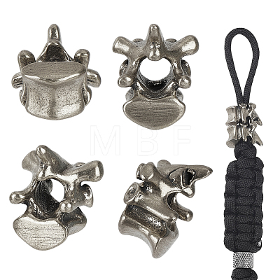 4Pcs Brass European Beads KK-HY0004-67AS-1