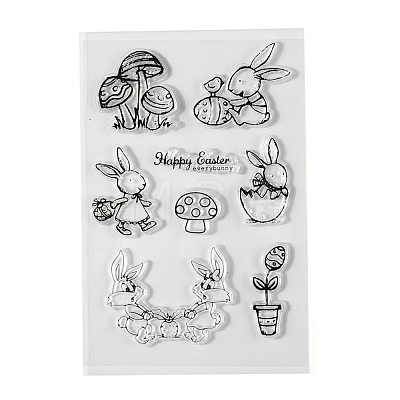 Product Name:Easter Silicone Stamps X-DIY-K021-B01-1