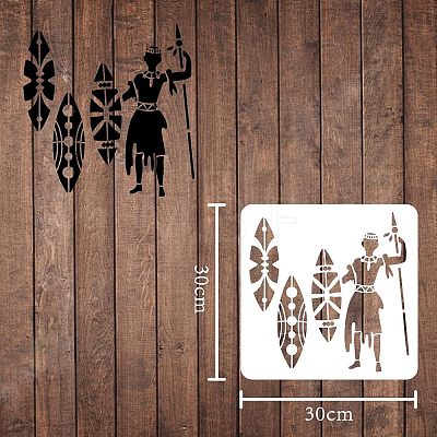 Plastic Reusable Drawing Painting Stencils Templates DIY-WH0172-266-1