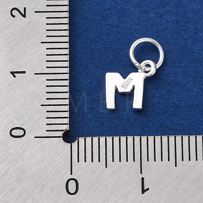 925 Sterling Silver Letter Charms LS-STER-C012-01S-M-1