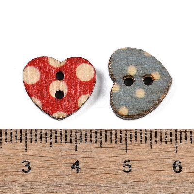 Wooden Buttons BUTT-K005-13x15mm-1