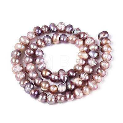Natural Cultured Freshwater Pearl Beads Strands PEAR-N013-05O-02-1