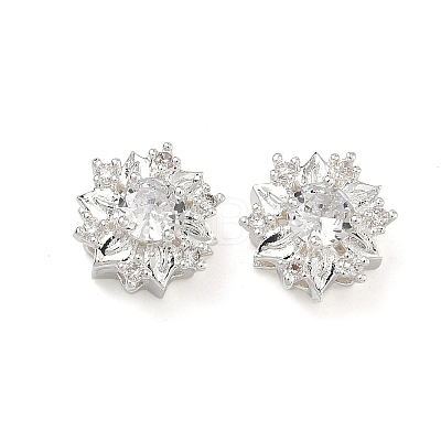 Brass Pave Cubic Zirconia Multi-Strands Links KK-B172-19S-01-1