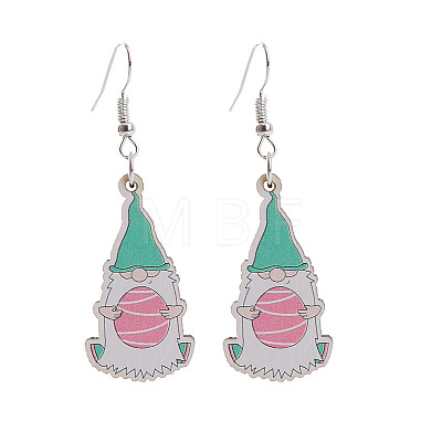 Easter Acrylic Dangle Earrings FS-WG15F89-09-1