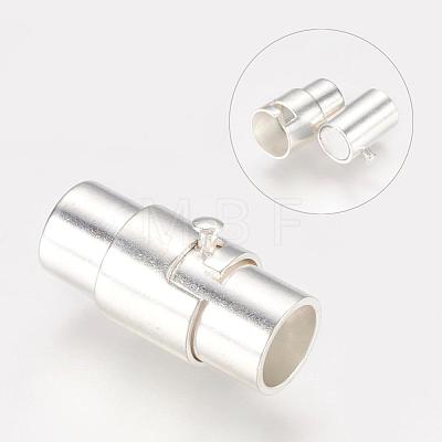 Brass Locking Tube Magnetic Clasps MC077-S-1