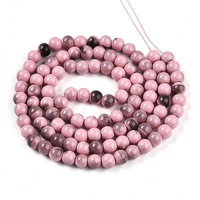 Baking Paint Glass Beads X1-DGLA-N013-8mm-09-1