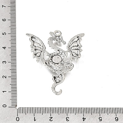 Steampunk Alloy & Plastic Pendants PL-CBA5334-03AS-1
