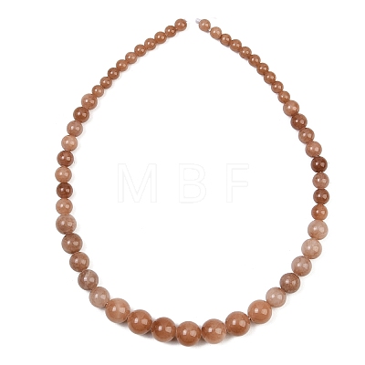 Natural Mashan Jade Graduated Beads Strands GG-CBA2AE1-A08-R-1