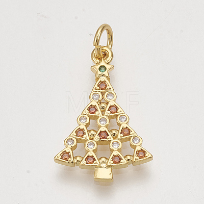 Brass Cubic Zirconia Pendants & Stud Earrings & Adjustable Rings Jewelry Sets SJEW-S043-05-1
