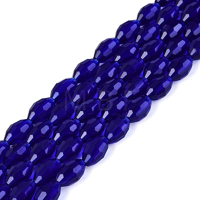 Transparent Glass Beads Strands GLAA-N071-01A-A15-1