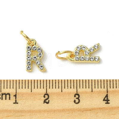 Rack Plating Alloy Rhinestone Pendants PALLOY-S187-01R-1