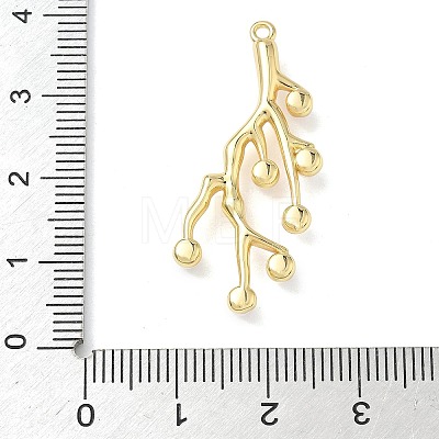 Brass Charms KK-P342-07G-1